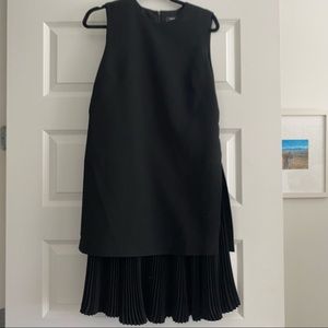 Theory Black Dress - Pleat Detail - Worn Twice